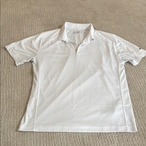 Nike White Polo Shirt Athletic Casual Wear